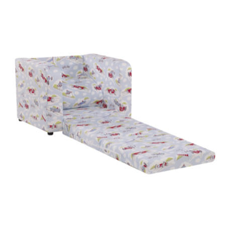 Just4Kidz Chair Bed in Classic Racing Cars