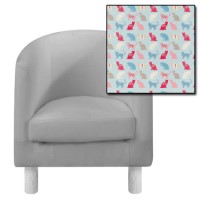 Just4Kidz Tub Chair in Kitty Kat