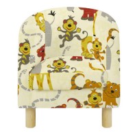 Just4Kidz Tub Chair in Jungle Party