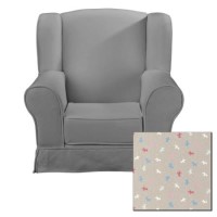Just4Kidz Wing Chair in Little Dogs