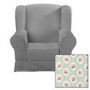 Just4Kidz Wing Chair in Floral Sky