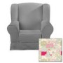 Just4Kidz Wing Chair in Tea For Two