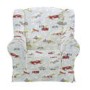 Just4Kidz Wing Chair in Classic Racing Cars