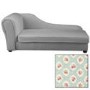 Just4Kidz Chaise Longue in Floral Sky