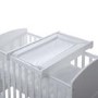Ickle Bubba White Universal Cot Top Changer - Coleby 