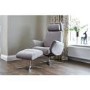 Albury Stone Swivel Recliner Chair & Footstool