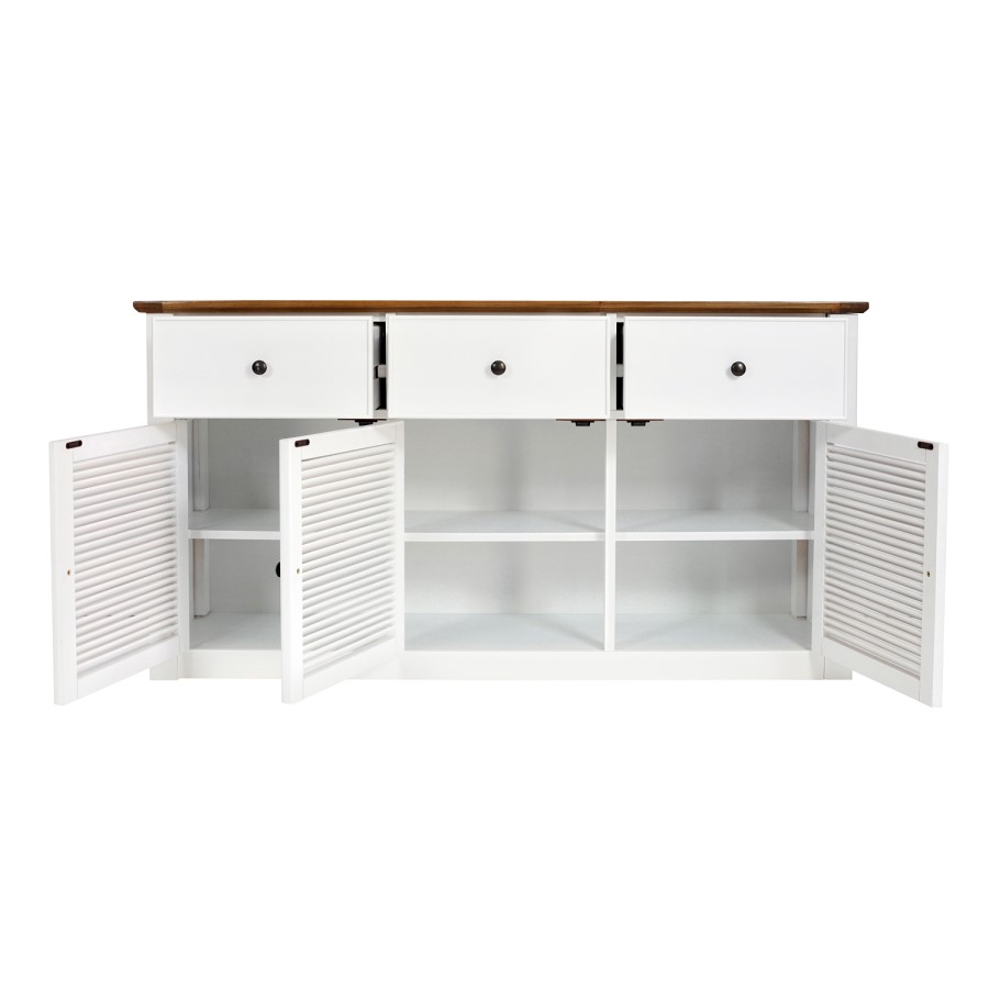 Shepperdine White 3 Door Sideboard