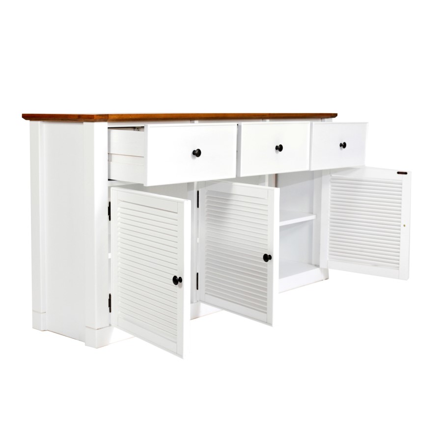Shepperdine White 3 Door Sideboard