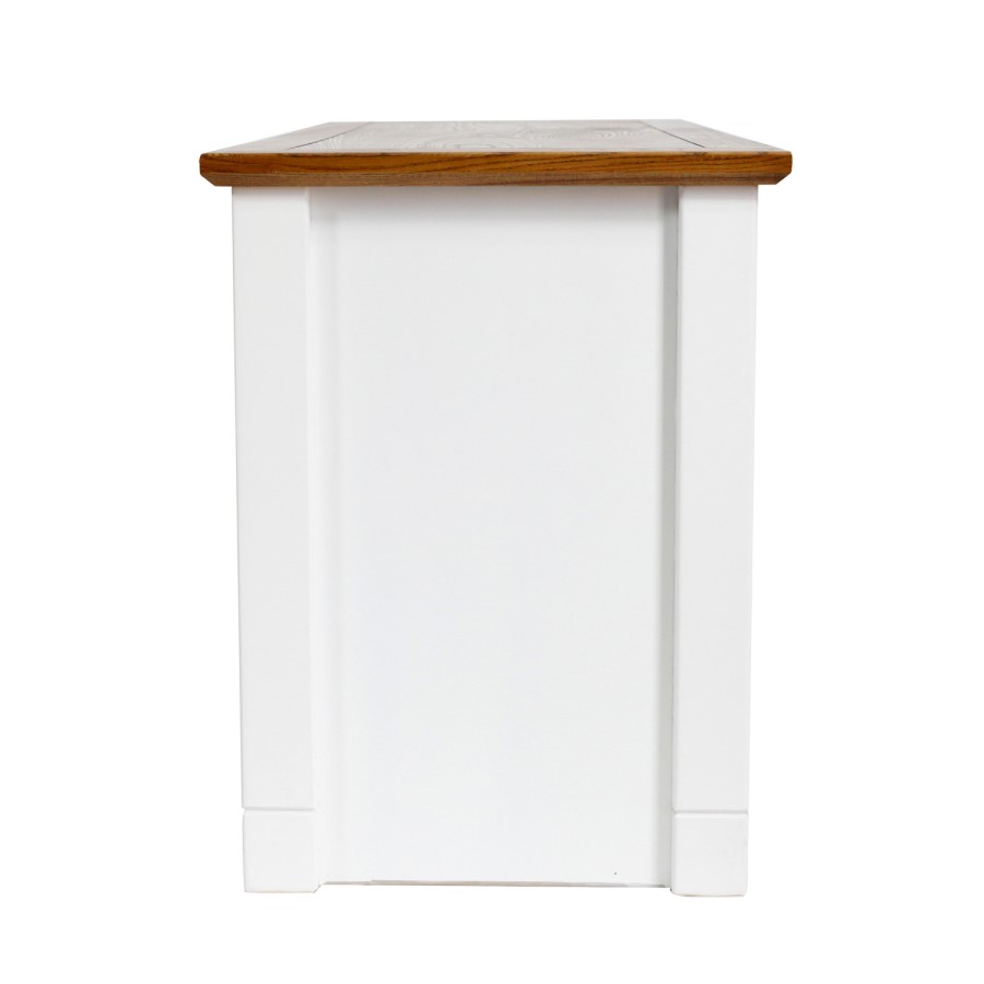 Shepperdine White TV Stand with Storage
