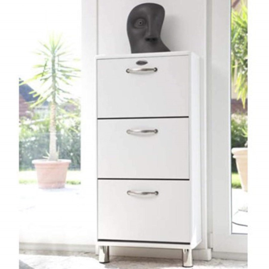 Tenzo Malibu Shoe Cabinet in White