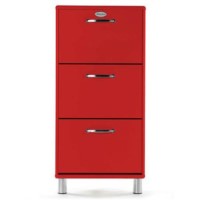 Tenzo Malibu Shoe Cabinet in Red Tenzo Malibu Shoe Cabinet in Red