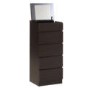 Parisot Home Tall 5 Drawer Chest in Wenge