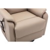 Valencia Riser Recliner in Beige Faux Leather