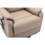 Valencia Riser Recliner in Beige Faux Leather