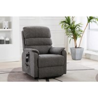 Valencia Riser Recliner in Grey Fabric