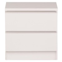 Parisot Home Bedside Table in White