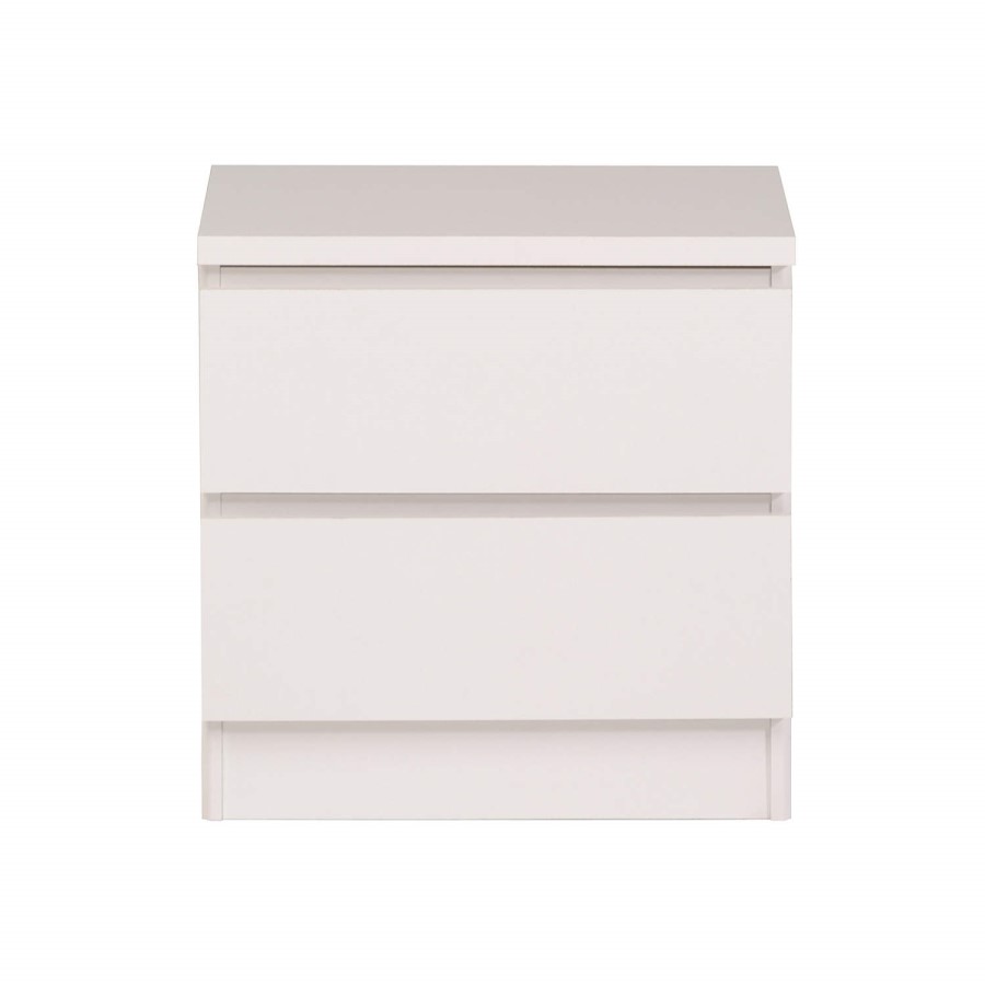 Parisot Home Bedside Table in White