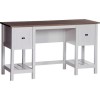Shaker Style Office Desk in Soft White - Teknik Office 