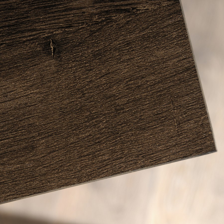 Industrial Style 4 Shelf Bookcase Smoked Oak Effect 