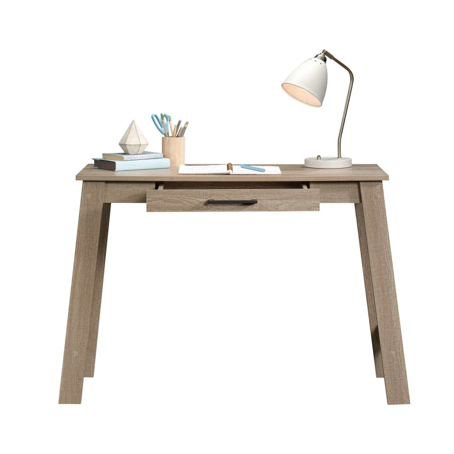 Oak Trestle Desk - Teknik Office