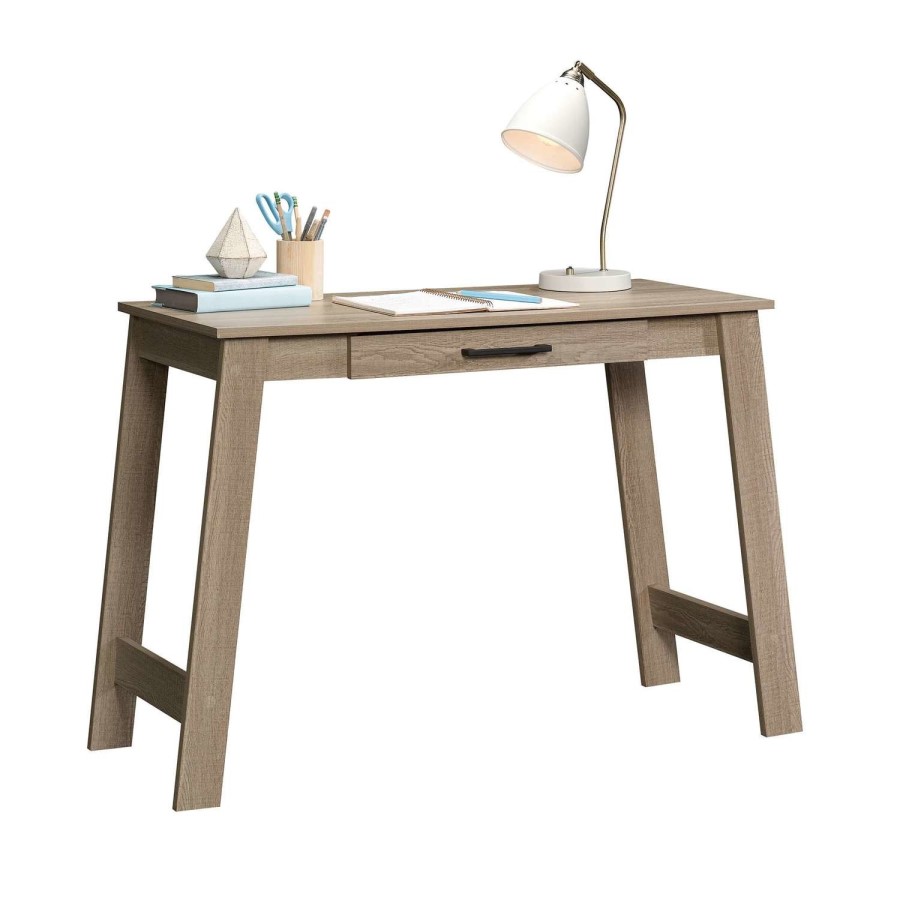 Oak Trestle Desk - Teknik Office