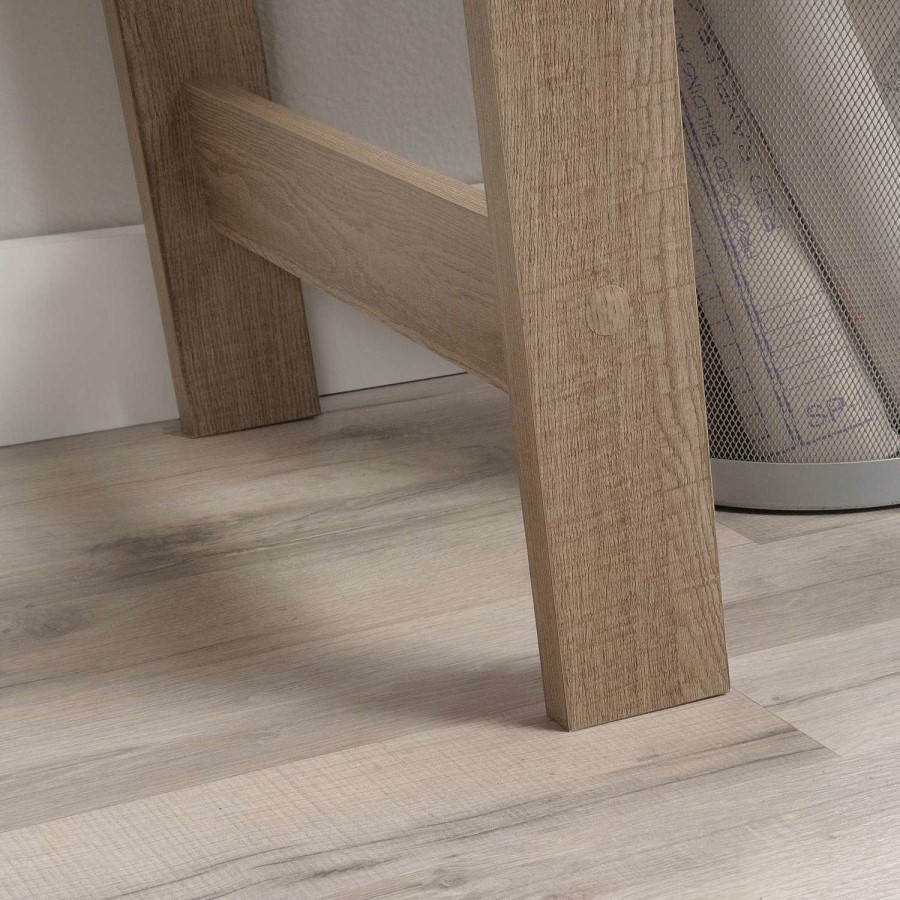 Oak Trestle Desk - Teknik Office