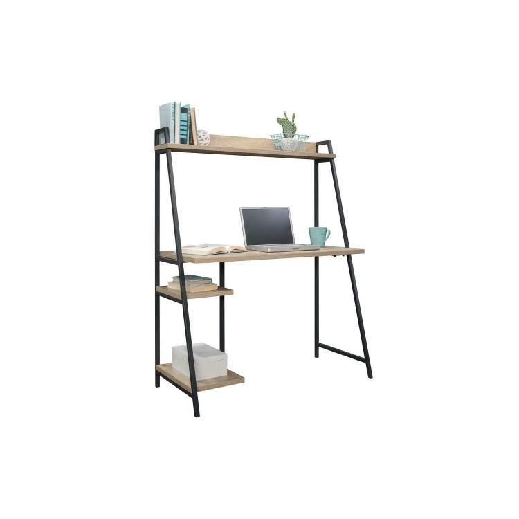 Indusrtial Style Bench Desk With Shelf