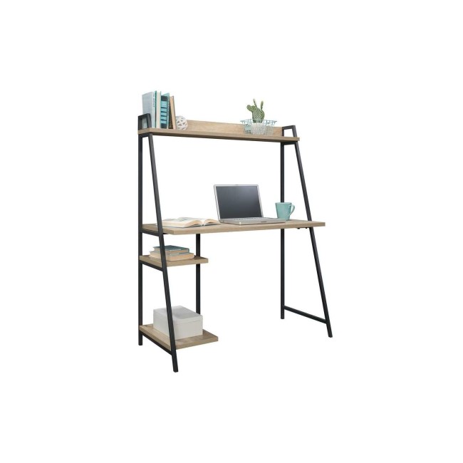 Indusrtial Style Bench Desk With Shelf