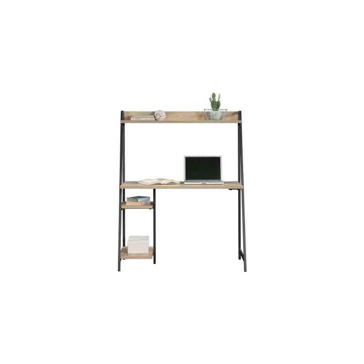 Indusrtial Style Bench Desk With Shelf