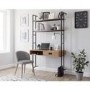 Wall Mounted Desk with Shelves - Teknik Office