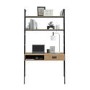 Wall Mounted Desk with Shelves - Teknik Office