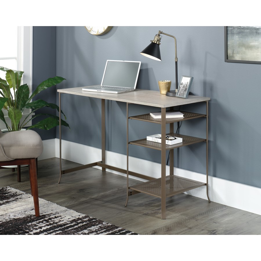 City Centre Champagne Oak finish Desk