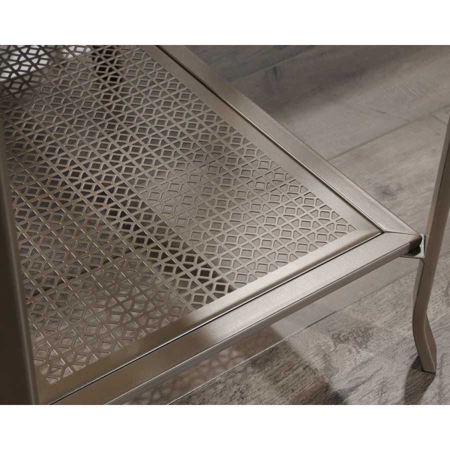 City Centre Champagne Oak finish Desk
