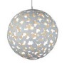 Large Round Disc Design Ceiling Pendant Light in White