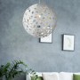 Large Round Disc Design Ceiling Pendant Light in White