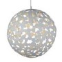 Large Round Disc Design Ceiling Pendant Light in White