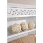 Mountrose Scroll Towel Rail With Shelf In White 