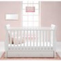 East Coast Alaska Sleigh Cot Bed in White