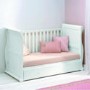 East Coast Alaska Sleigh Cot Bed in White