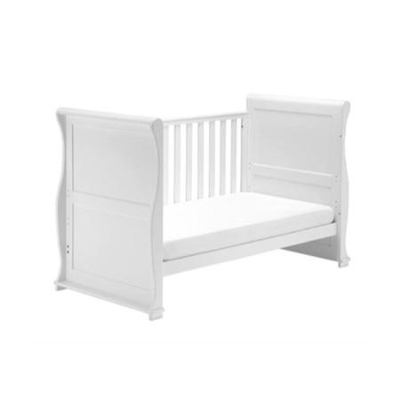 East Coast Alaska Sleigh Cot Bed in White