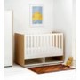 East Coast Monza Cot Bed in White and Natural