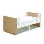 East Coast Monza Cot Bed in White and Natural