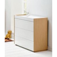East Coast  Monza Dresser in White and Natural