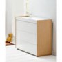 East Coast  Monza Dresser in White and Natural