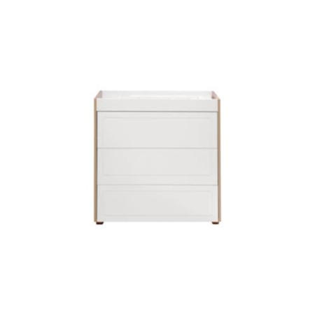 East Coast  Monza Dresser in White and Natural