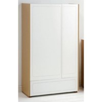 East Coast Monza Wardrobe in White and Natural