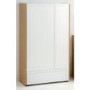 East Coast Monza Wardrobe in White and Natural
