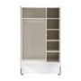 East Coast Monza Wardrobe in White and Natural