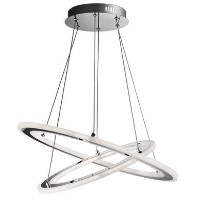 2 Frosted Hoop Pendant Light - Solexa