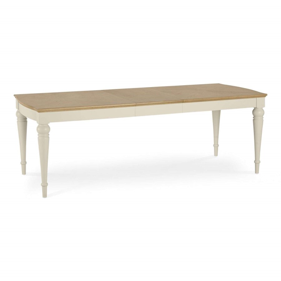 Bentley Designs Montreux Pale Oak & Antique White 6-8 Extension Table